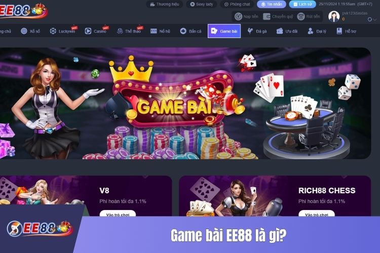 Game bài EE88 là gì?