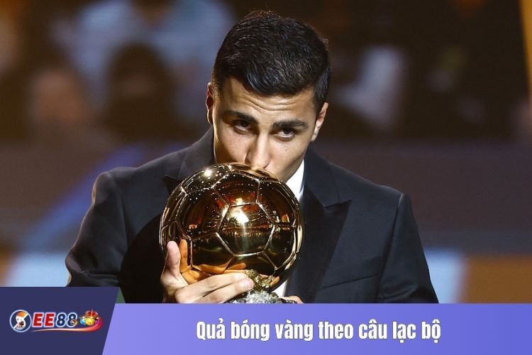 Quả bóng vàng theo câu lạc bộ